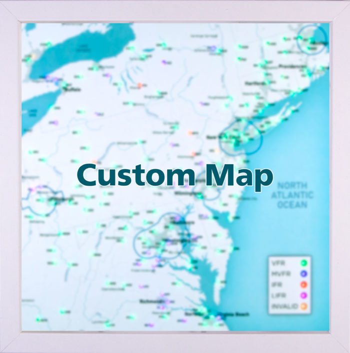 Custom LED METAR MAP