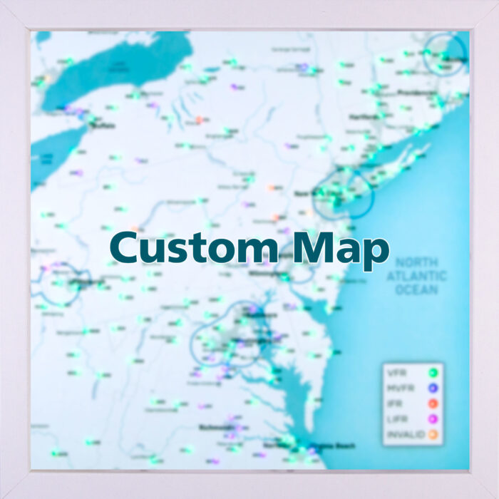 Custom LED METAR MAP