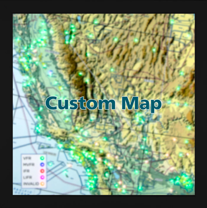 Custom LED METAR MAP