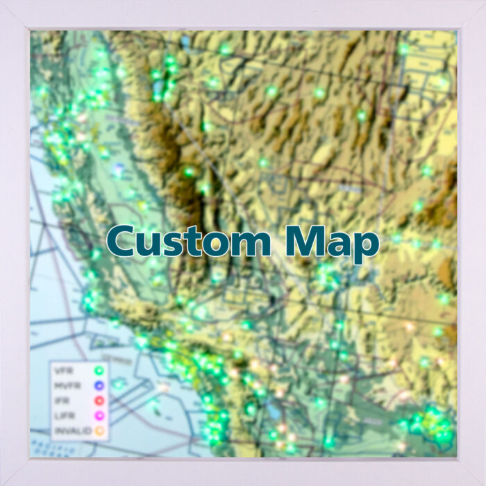 Custom LED METAR MAP
