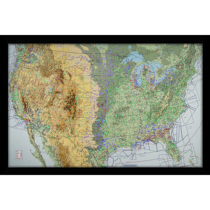 Full USA Metar Map with 1852 LEDs