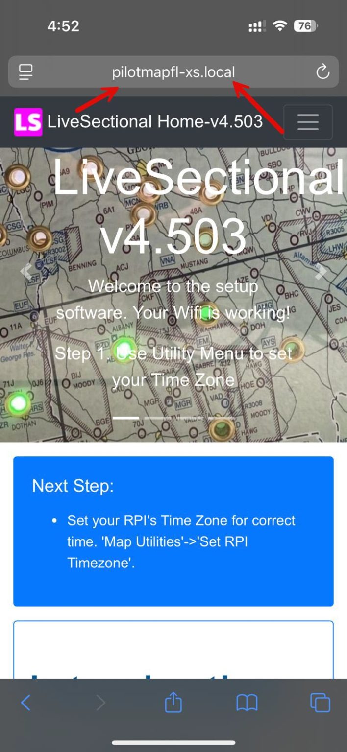 How to connect pilotMap to your WiFi | pilotMap